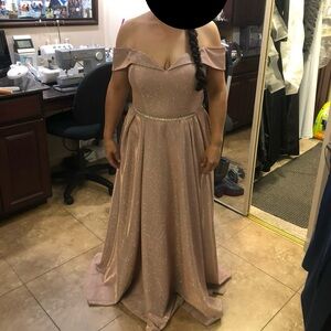 Floor-length Maxi Sparkly Dress